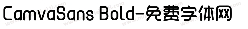 CamvaSans Bold字体转换